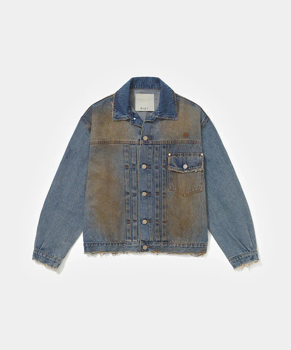 Dirty Denim Jacket - Four Street