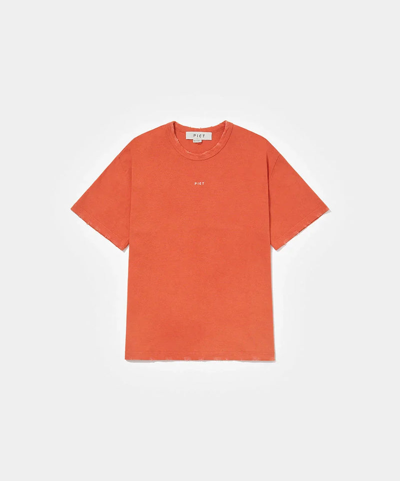 Logo T-shirt Vintage Orange - Four Street