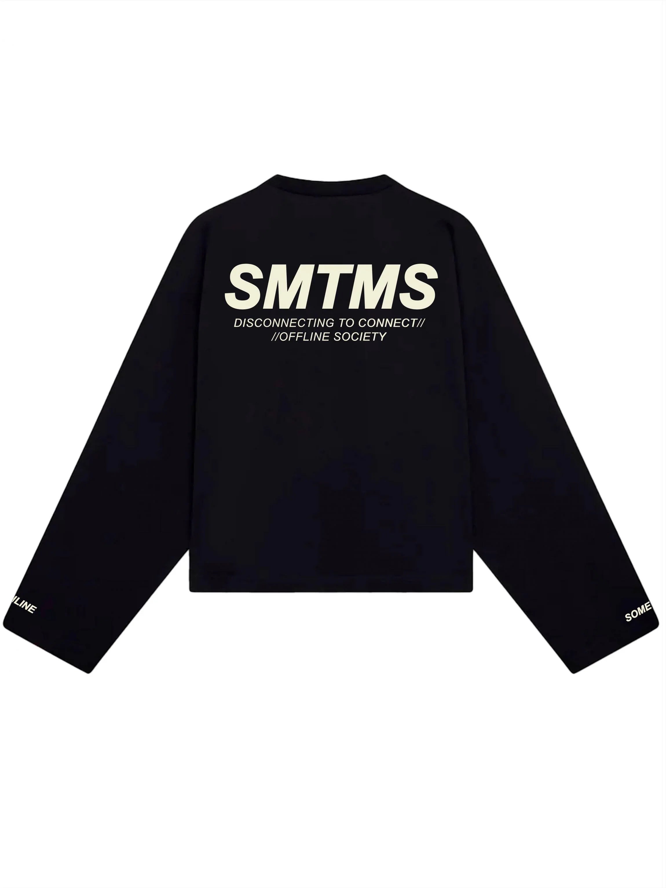 Camiseta Manga Longa SMTMS Preta - Four Street