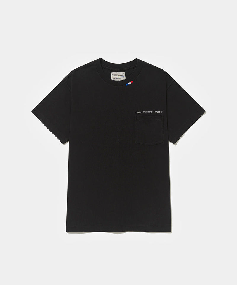 Piet + Peugeot Camiseta Logo - Preta