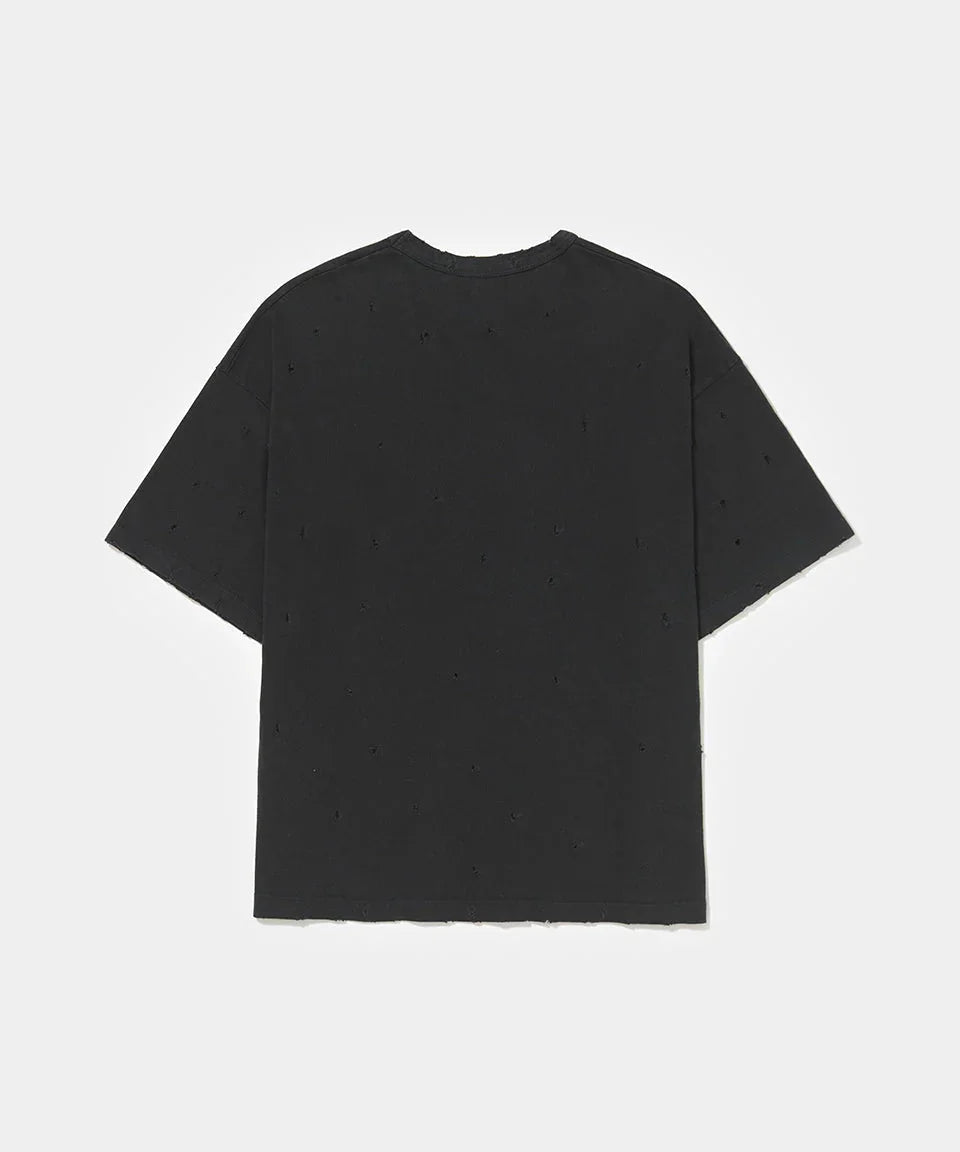 Trashed T-Shirt - Black - Four Street