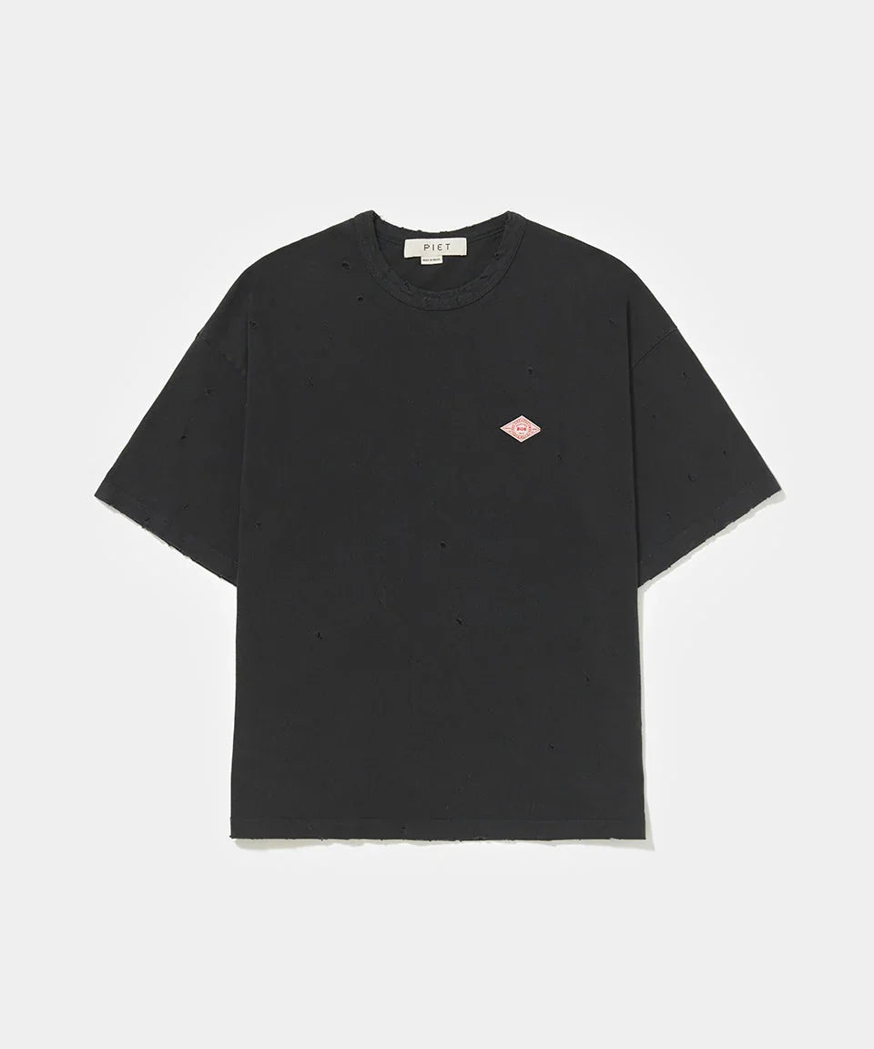 Trashed T-Shirt - Black - Four Street