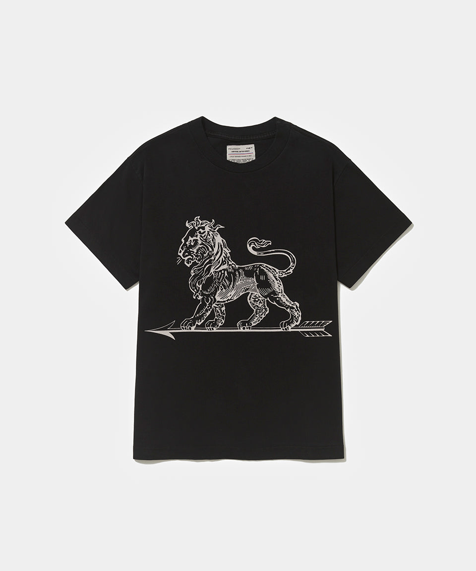 Piet + Peugeot Camiseta Lion - Preta