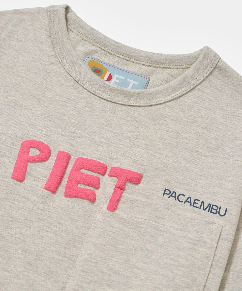 Piet + Pacaembu T-shirt - Grey - Four Street