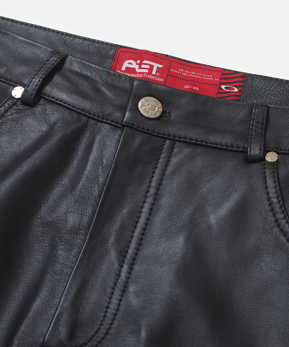 Calça de Couro Piet + Oakley