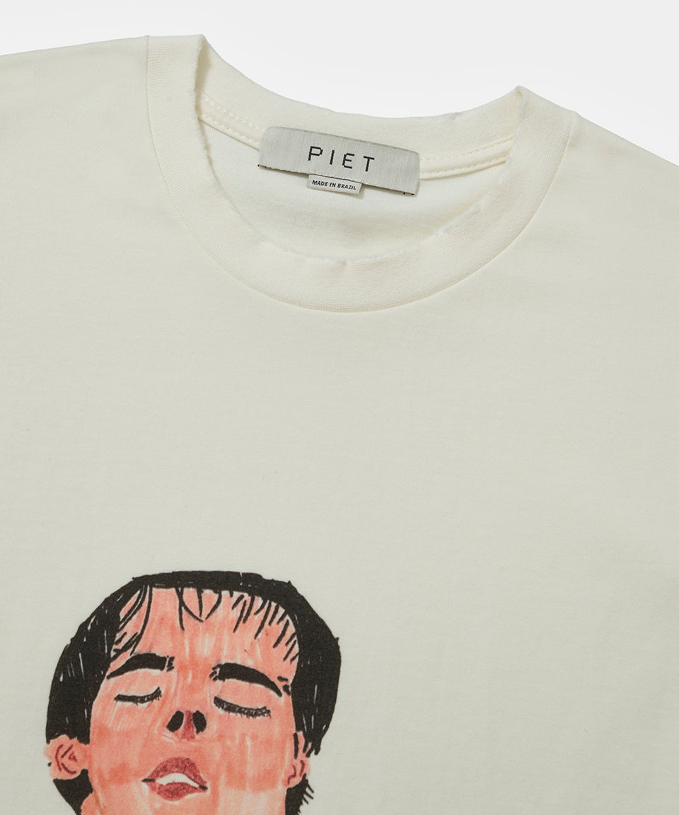 Camiseta PIET I Belong to Jesus - Bone White