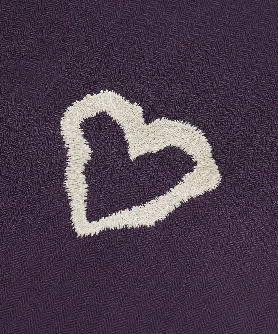 Selvedge Denim Pants - Purple - Four Street