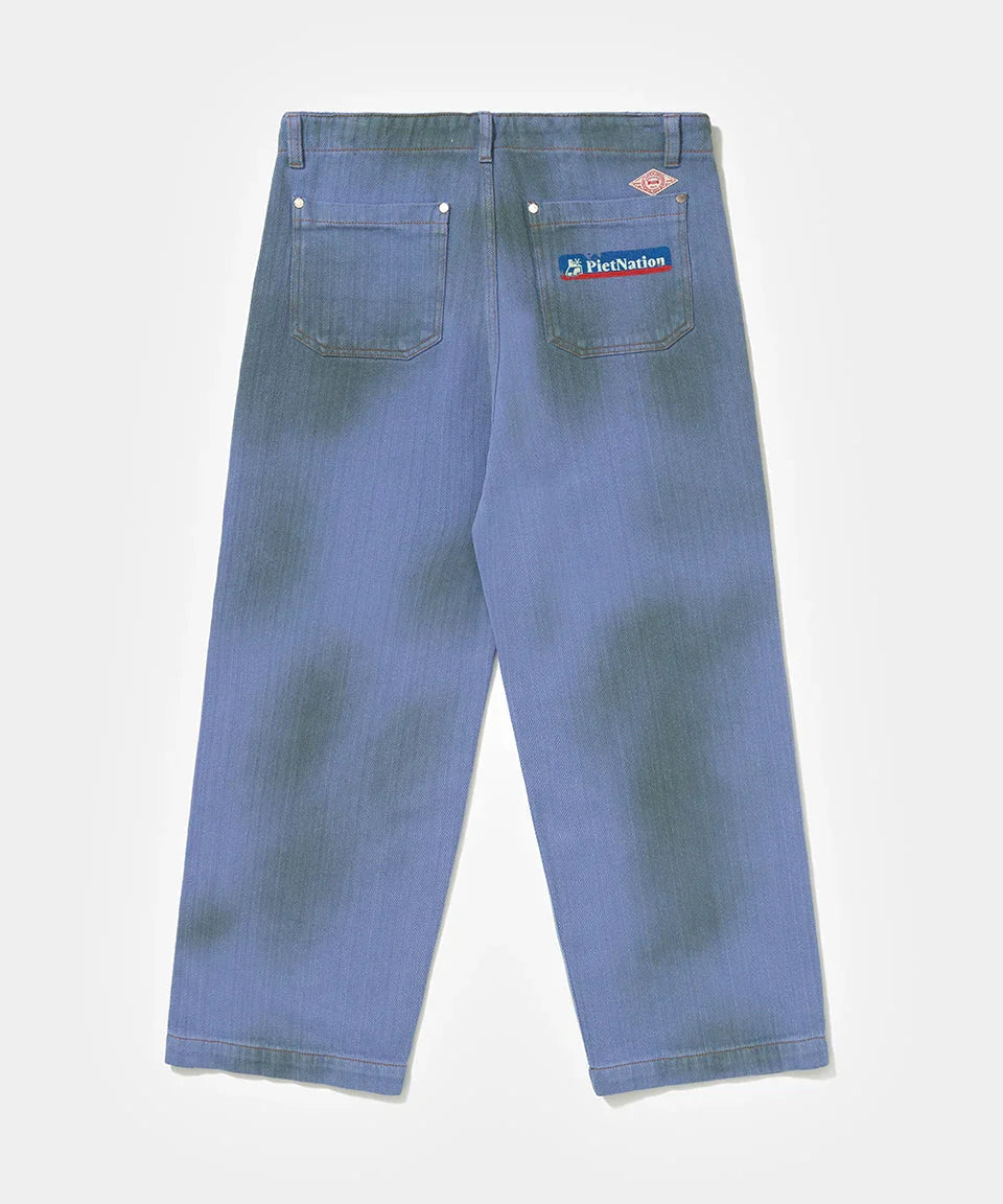PIET Nation Selvedge Denim Pants Medium Blue - Four Street