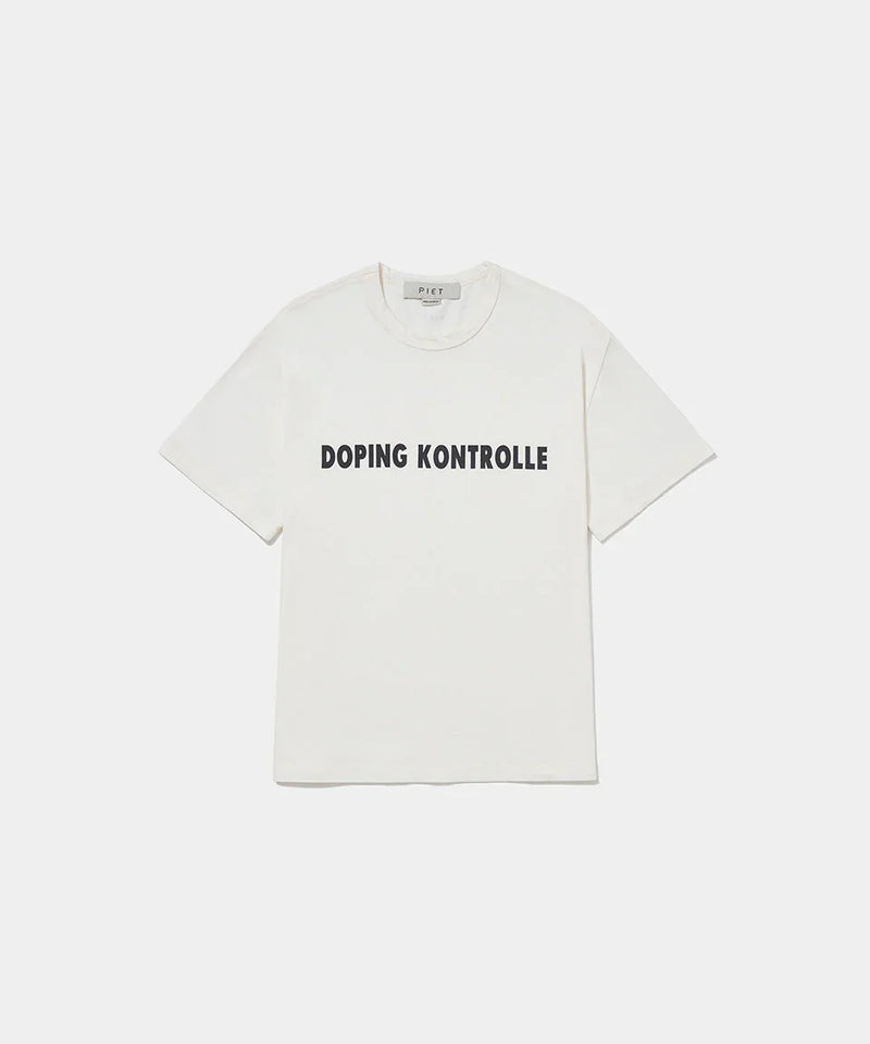 Doping Kontrolle T-shirt Bone White - Four Street