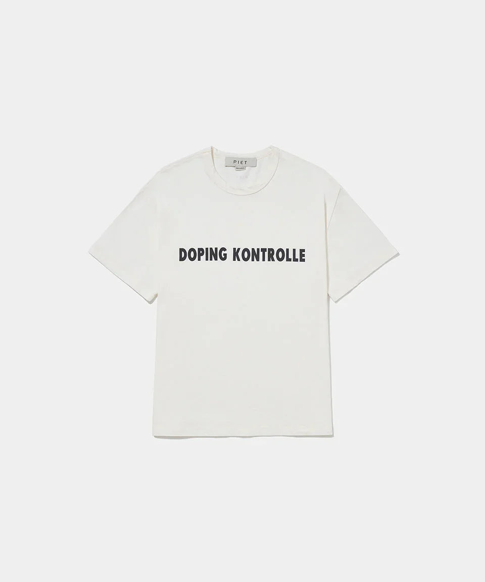 Doping Kontrolle T-shirt Bone White - Four Street