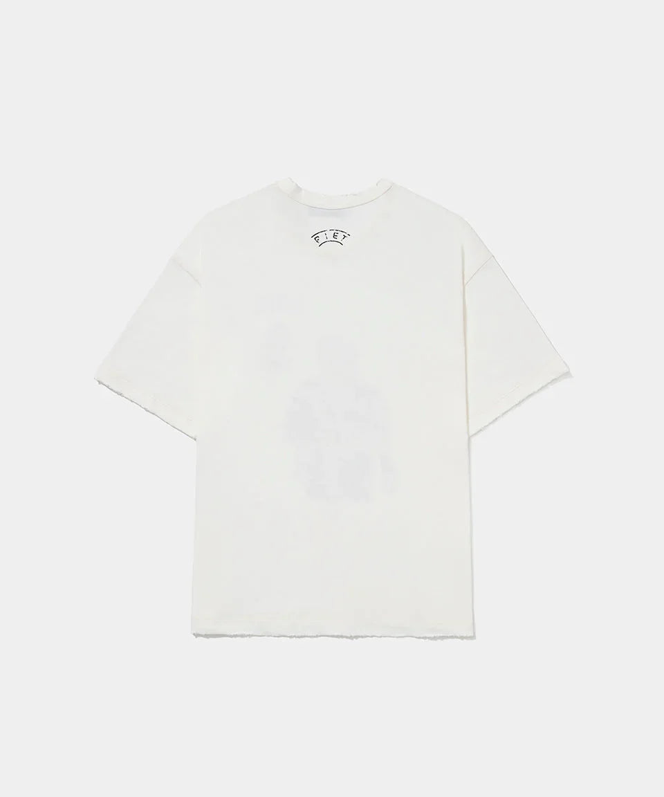 Illustrated T-shirt Bone White - Four Street