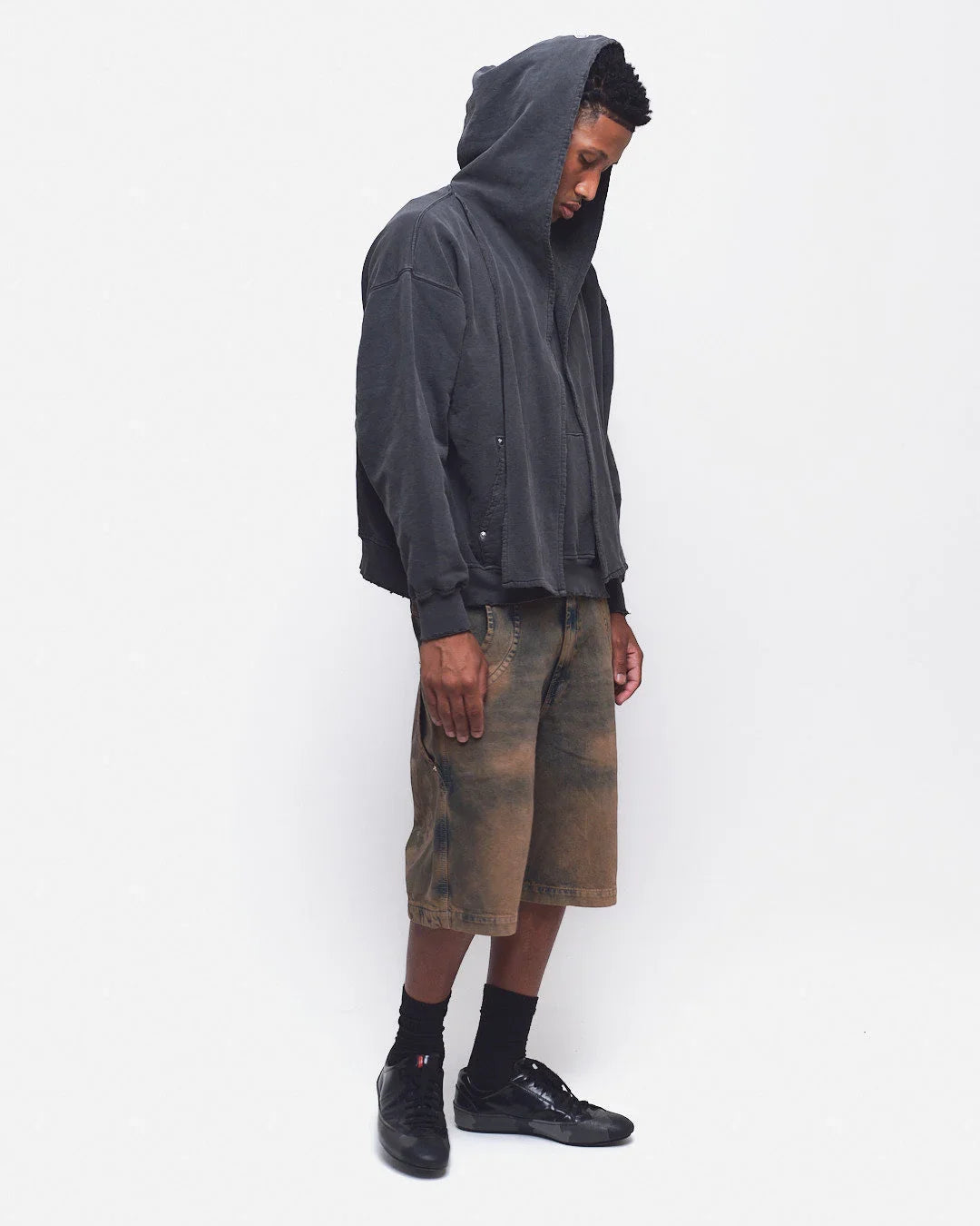 MOLETOM DURAG DE BRUXO CACHECOL DE TIME PRETO - Four Street