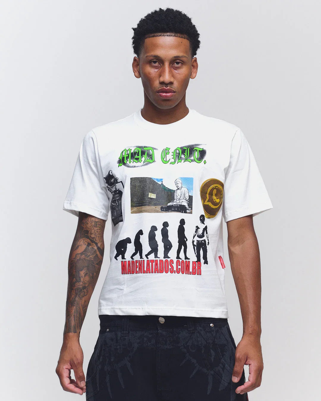 CAMISETA WHATSAPP GOLD OFF WHITE - Four Street