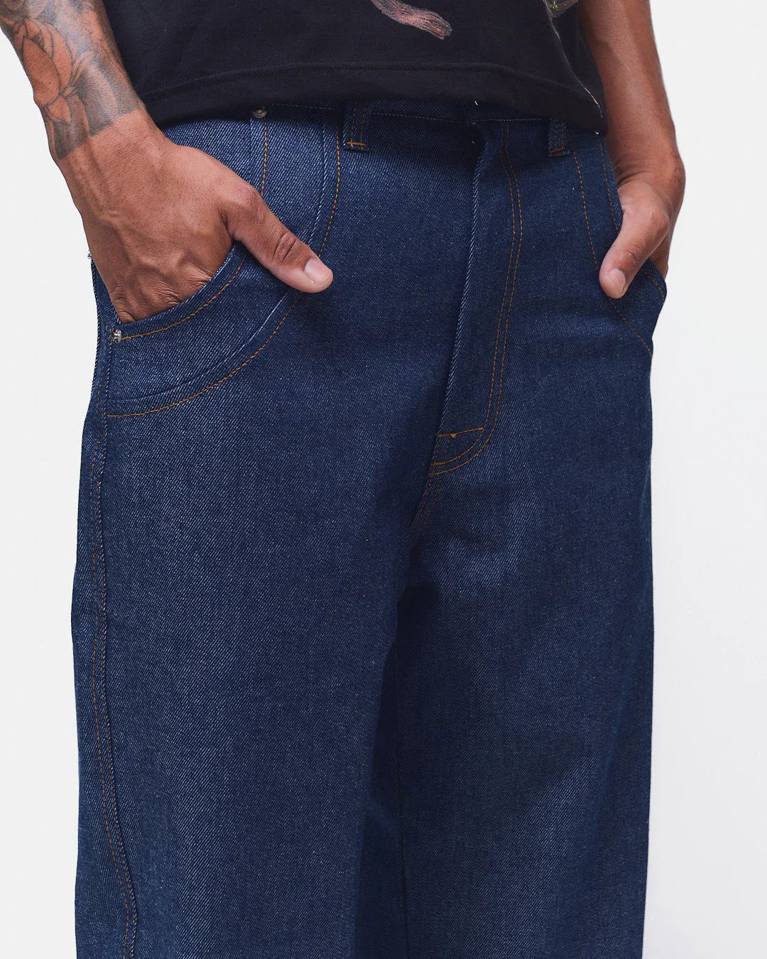 CALÇA JEANS RASGO DENTE DE SABRE - Four Street