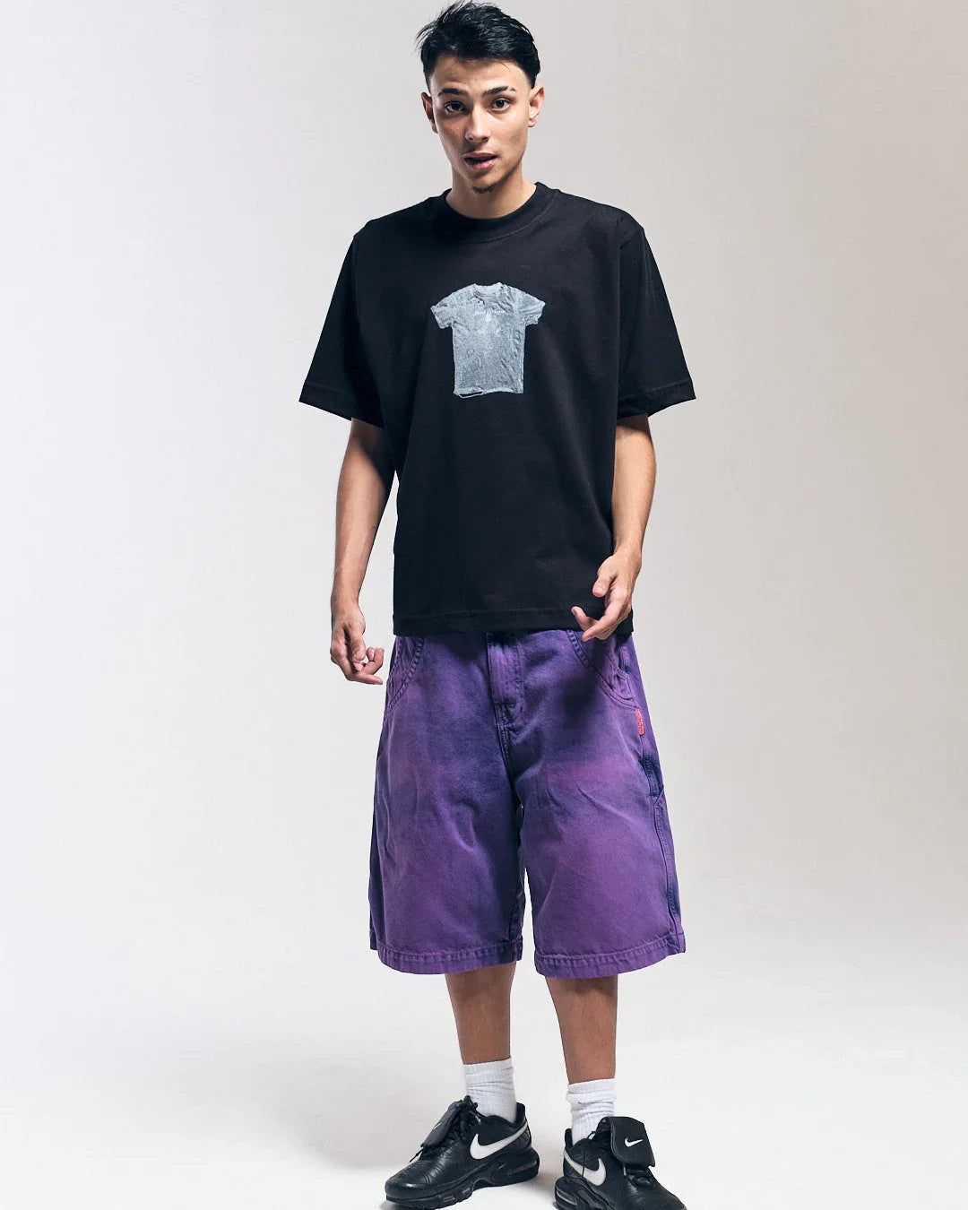 BERMUDA JEANS DOUBLE HAND LILÁS - Four Street