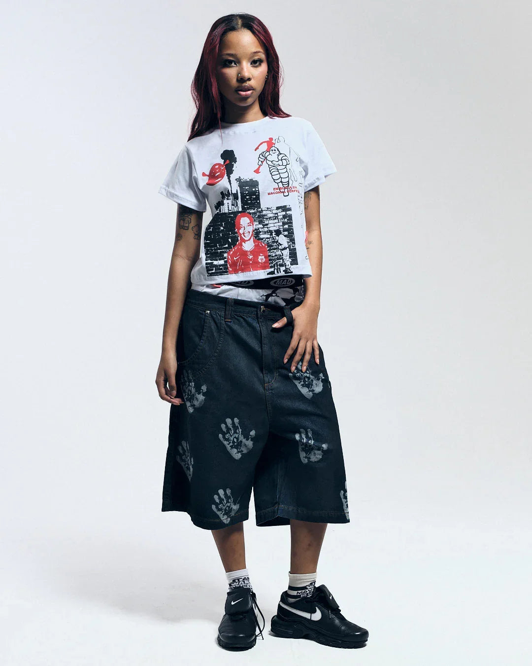 BABY TEE CIDADE MALUCA OFF WHITE - Four Street