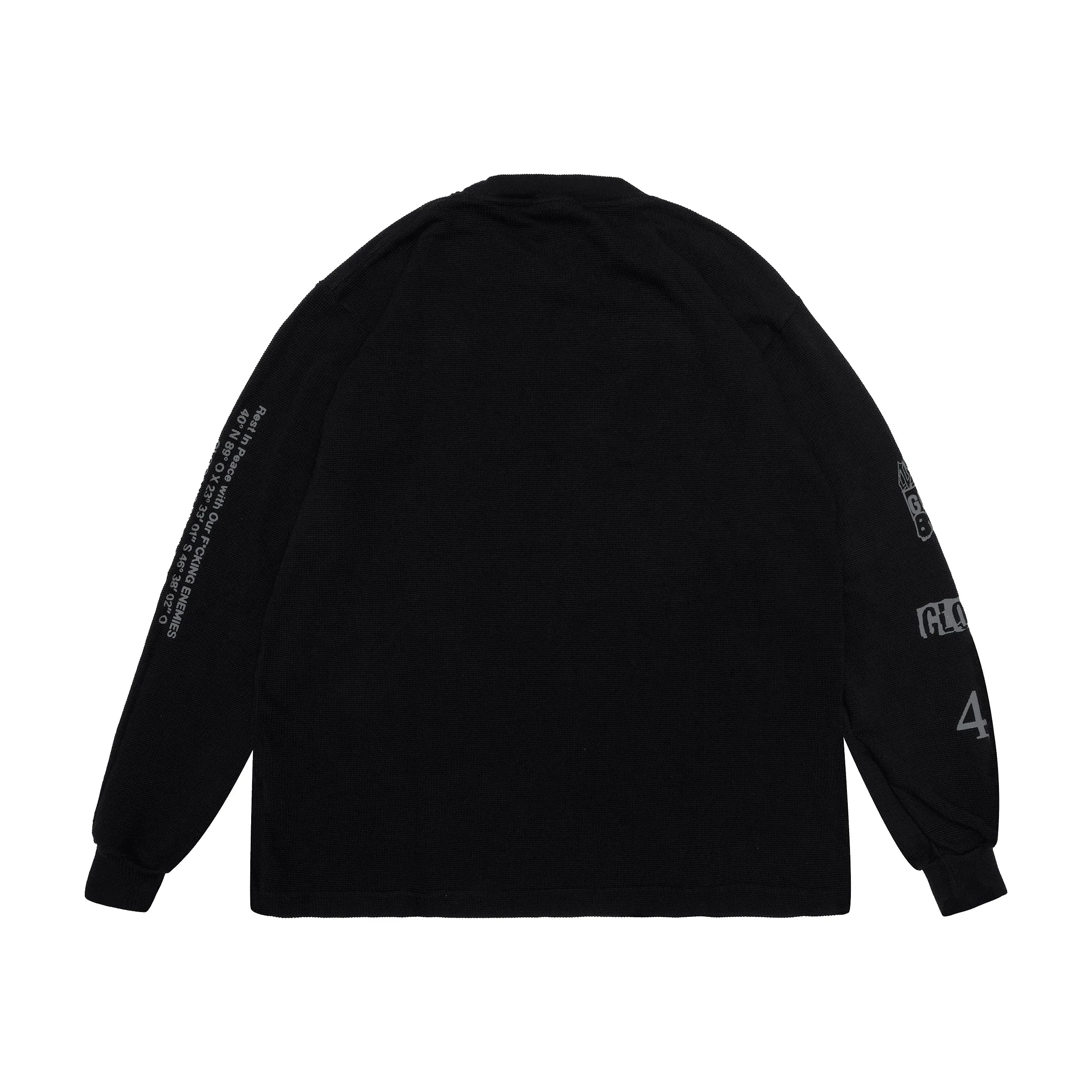 TEE LONG SLEEVE SOSA BLACK - Four Street