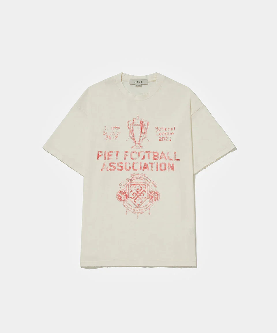 Football Association T-shirt Bone White - Four Street