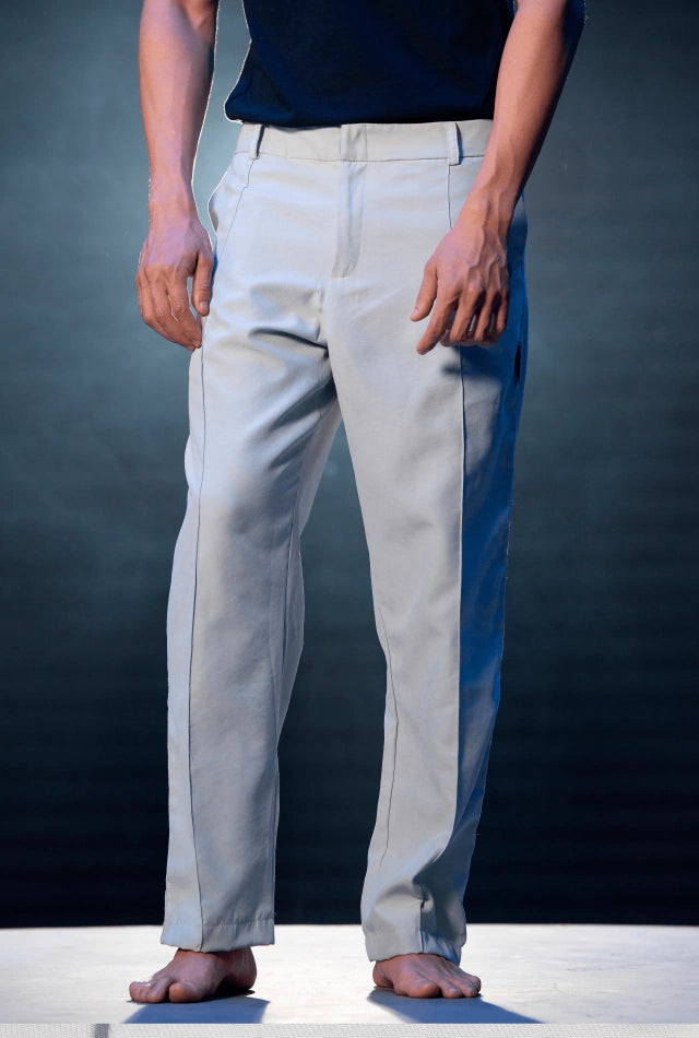 Calça Tailored Prata