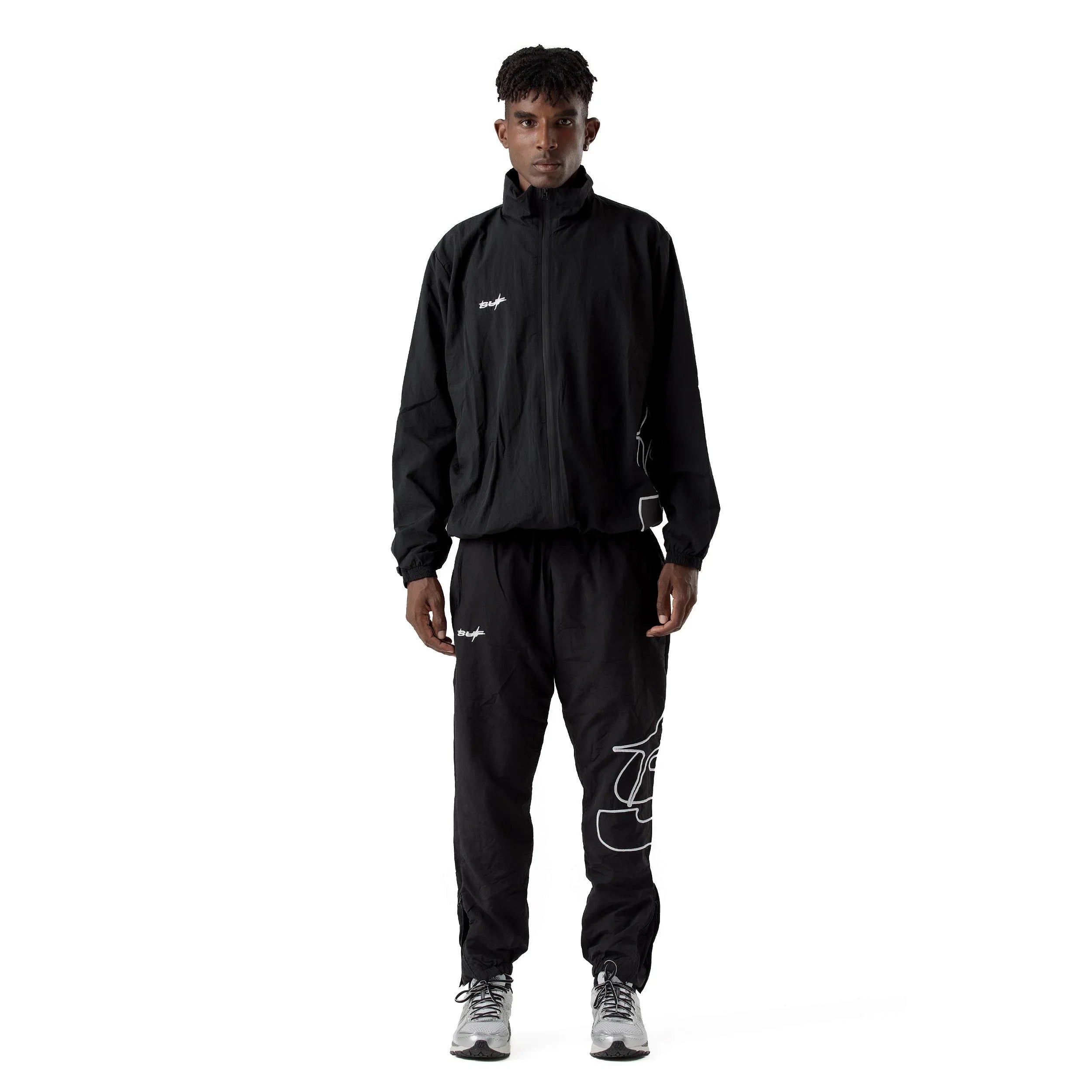 TRACK PANTS S STAR BLACK - Four Street