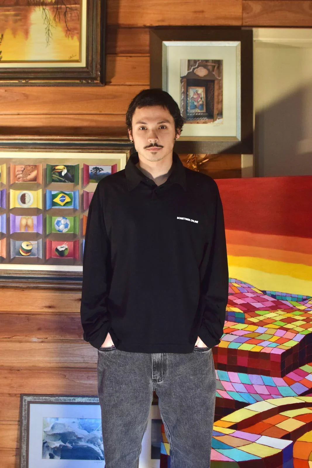 Polo Manga Longa Offline - Four Street